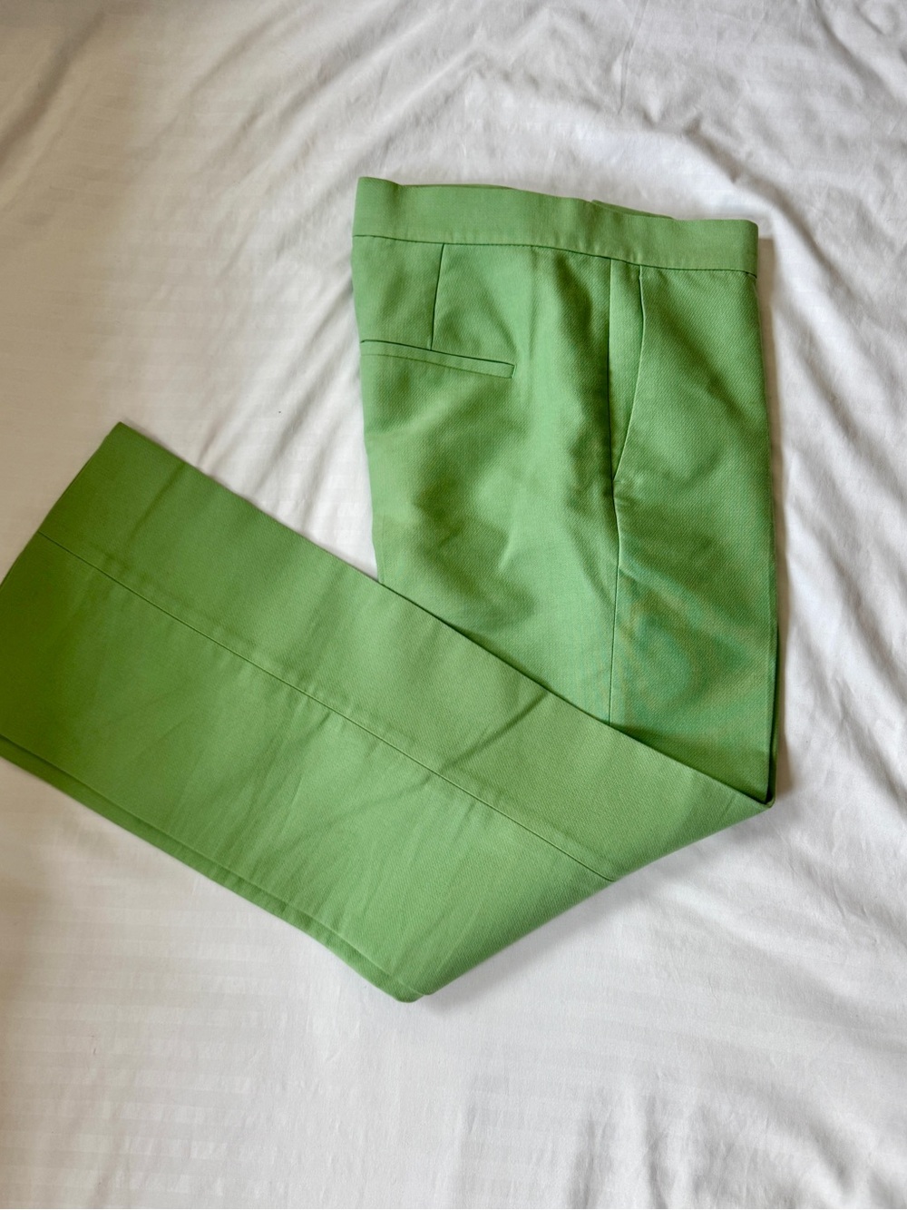 Straight Leg Sandro Paris Pants in Green